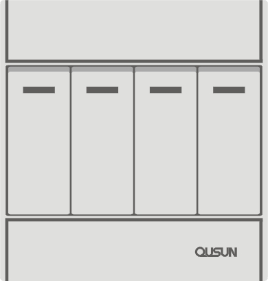 四位單極大蹺板開關