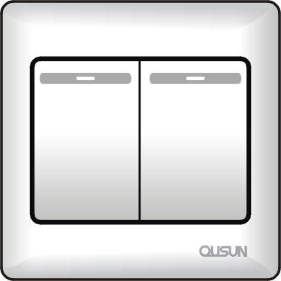 二位單極大蹺板開關