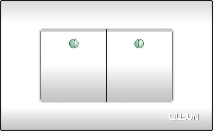 二位單極中蹺板開關