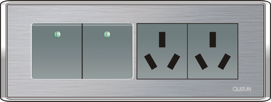 二位單極/二位三極萬能插座