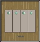 四位單極大蹺板開關