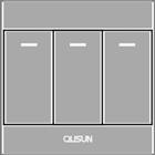 三位單極大蹺板開關