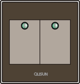 二位單極大蹺板開關(guān)